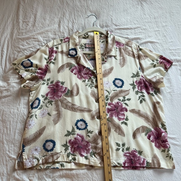 Jamaica‎ Bay Floral Short-Sleeve Shirt Size XL - Picture 4 of 6